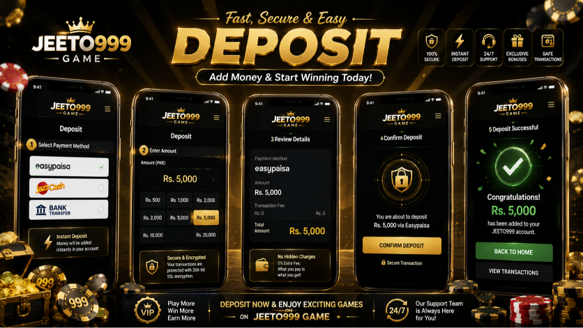 Jeeto999 Deposit Method